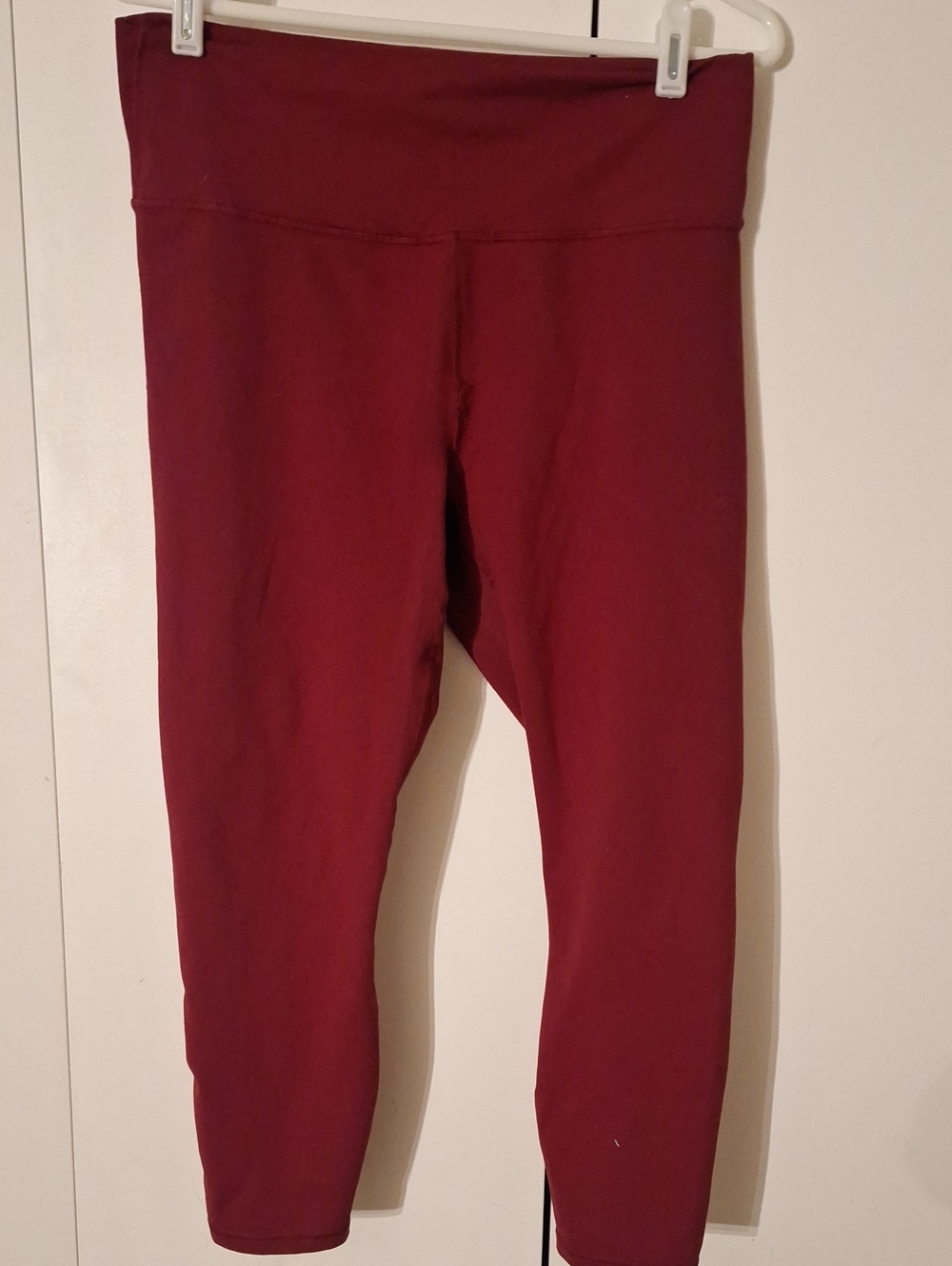 Maroon Active Leggings